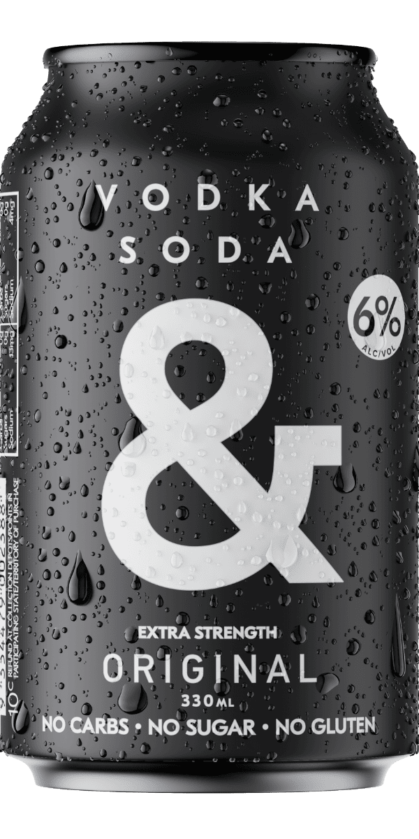 Vodka Soda & Black 6.2 % 4 Pack