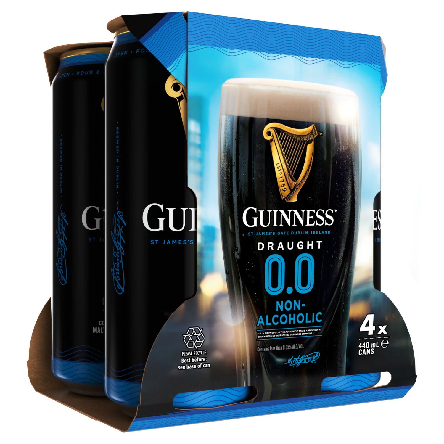 Zero Alcohol Can 4 Pack