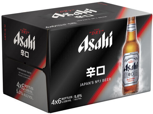 Super Dry Bottles 330mL Carton