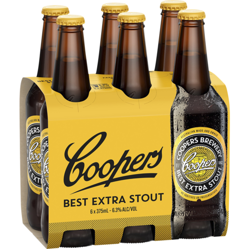 Stout Bottles 375mL 6 Pack