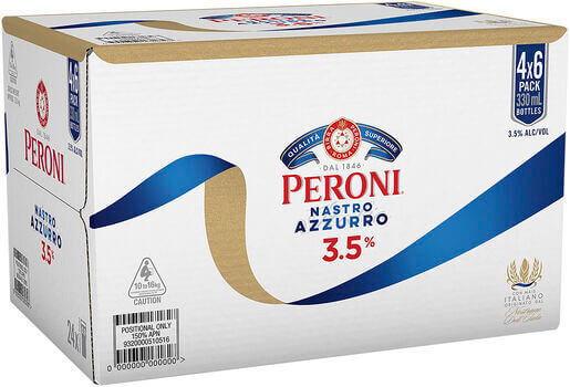 Nastro Azzurro 3.5% 330mL Carton