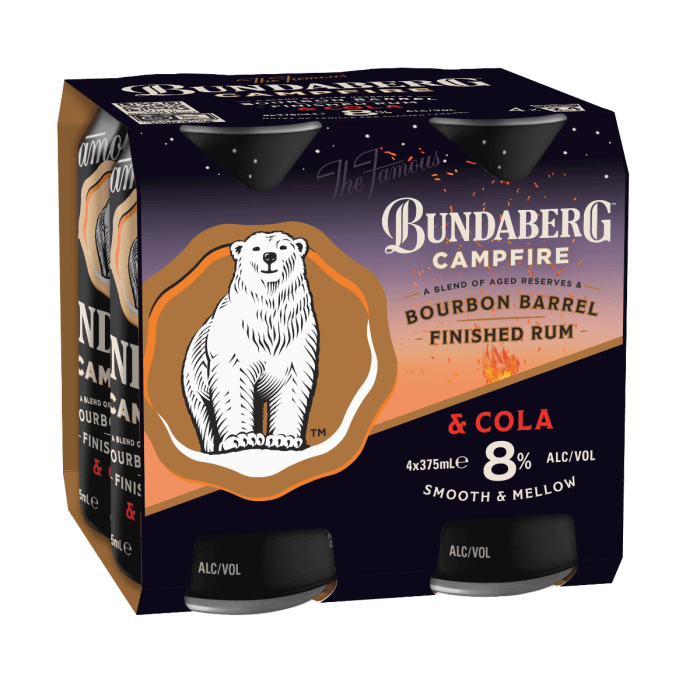 8% Campfire Rum & Cola 4 Pack
