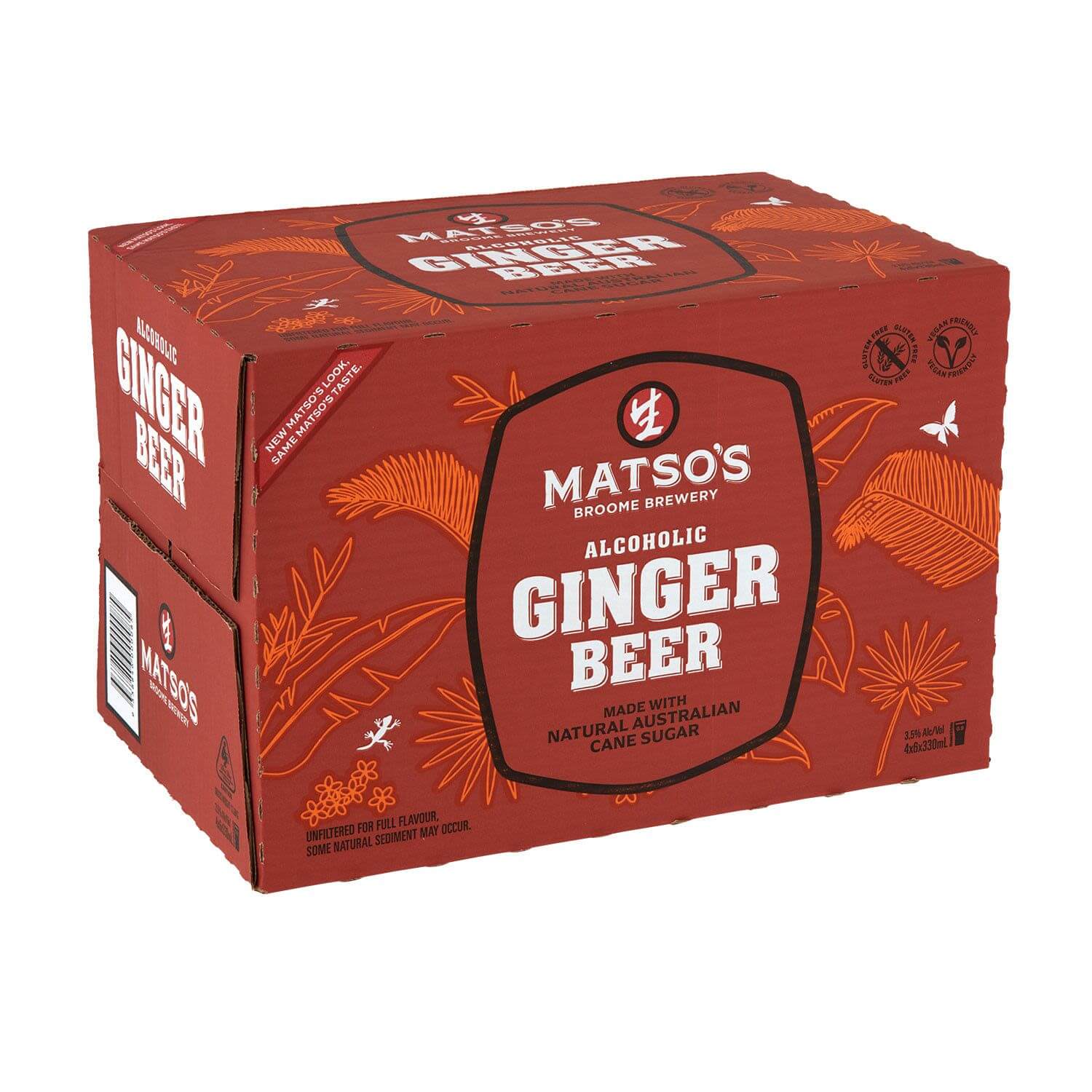 Ginger Beer Bottles 330mL Carton