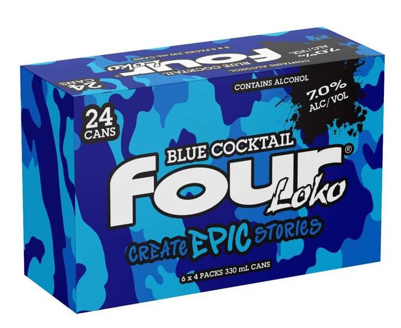 Blue Cocktail Carton