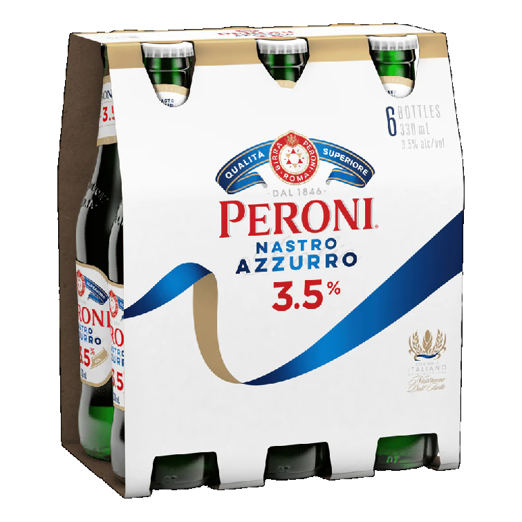 Nastro Azzurro 3.5% 330mL 6 Pack