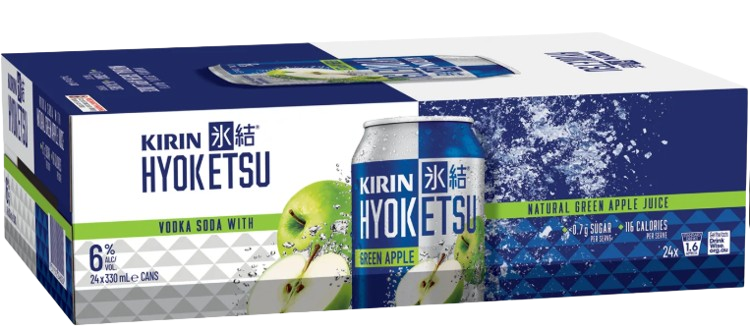 Hyoketsu Green Apple Carton