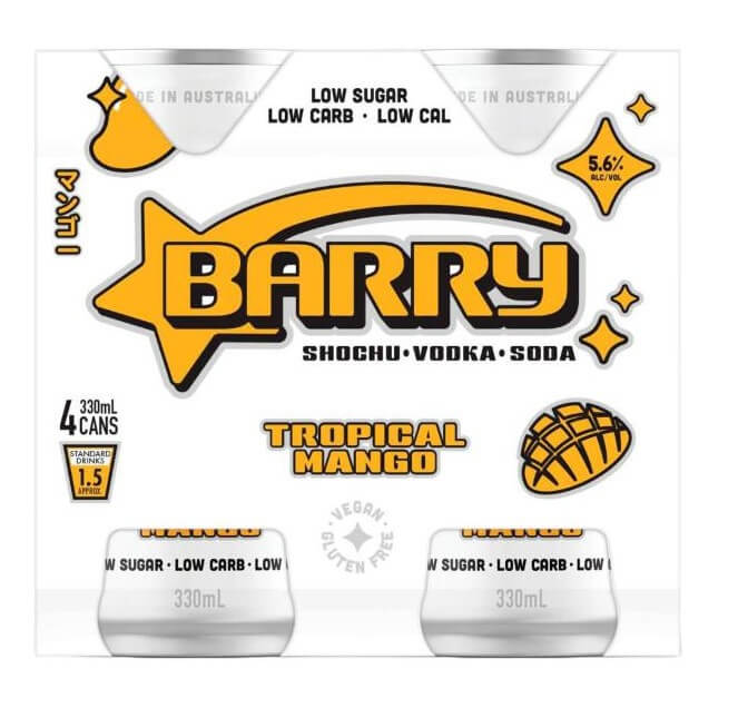 Vodka Tropical Mango 4 Pack