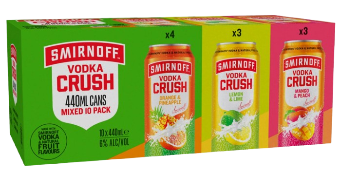 Vodka Crush Mixed 10 Pack