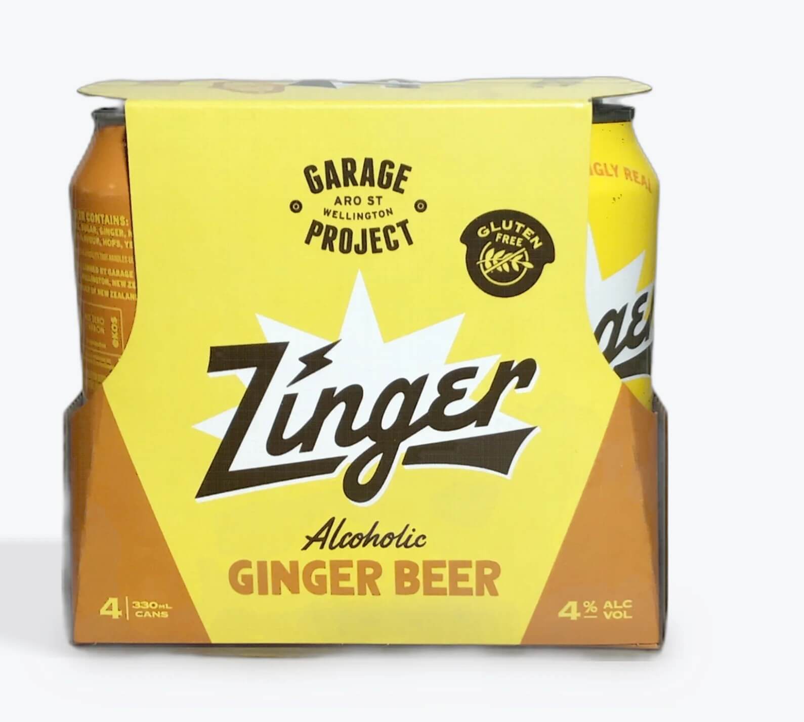Zinger Ginger Beer 4 Pack