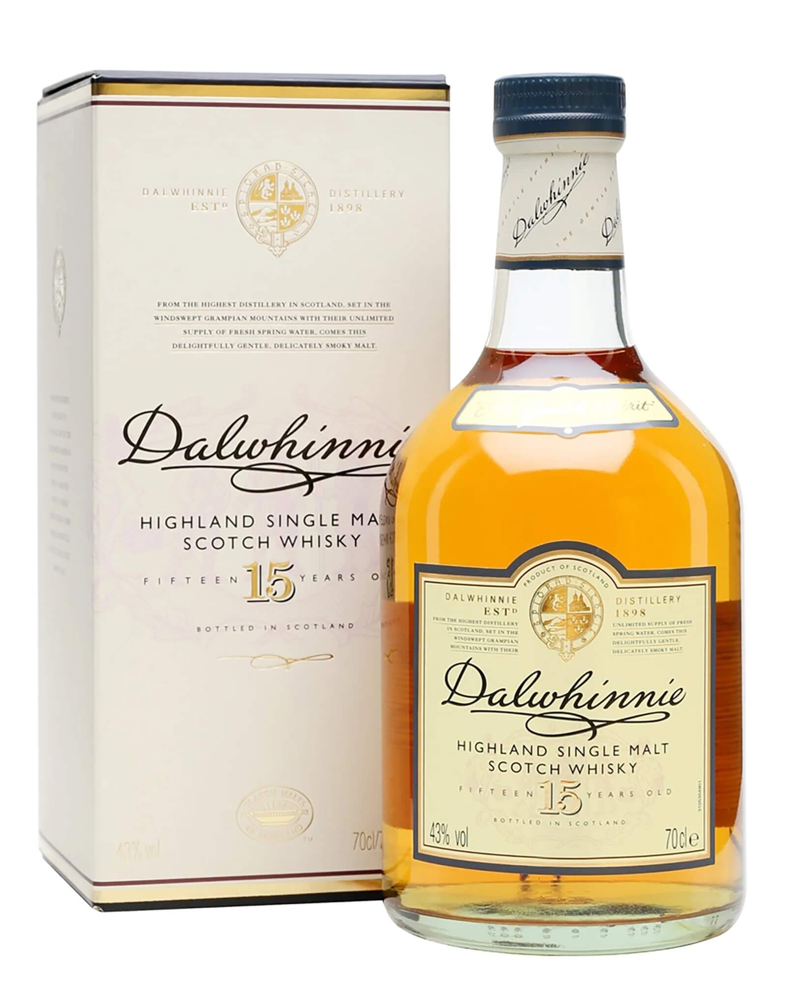 15 Year Old Single Malt Scotch Whisky 700mL