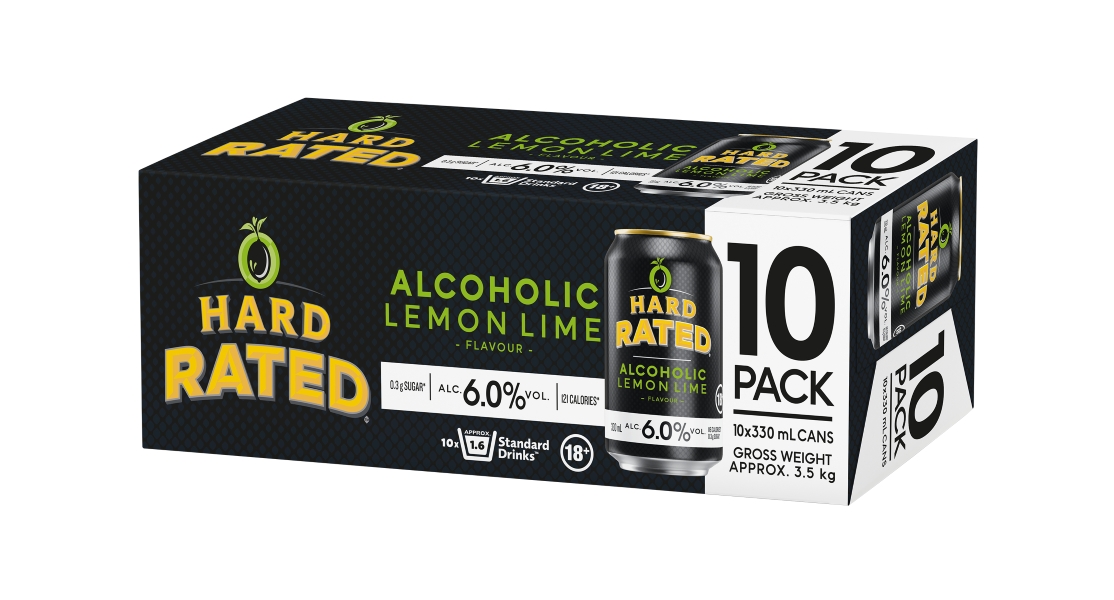 6% Lemon Lime Low Sugar 10 pack