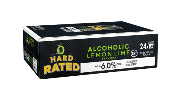 6% Lemon Lime 24 pack Carton