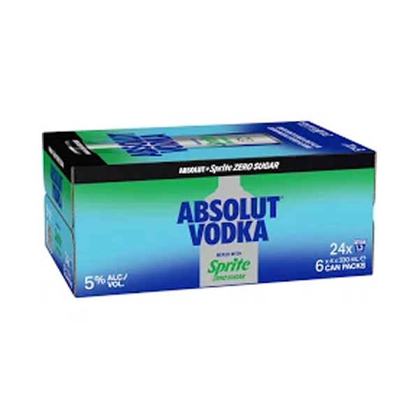 Vodka & Sprite Zero 330ml Carton