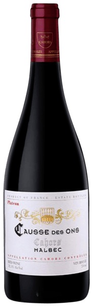 Cahors Causse des Ons Malbec 2014 750ml