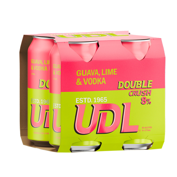 Double Crush Guava Lime Vodka 8% 4 Pack