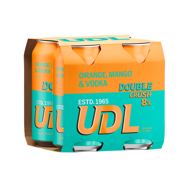 Double Crush Orange Mango 8% 4 Pack