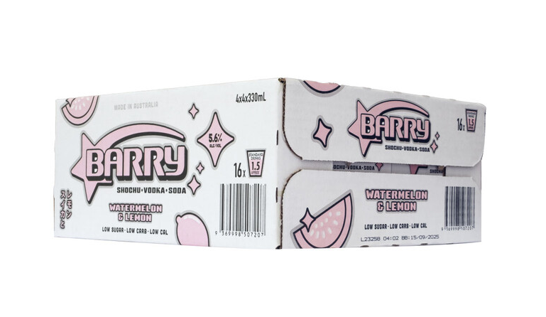 Watermelon & Lemon 16 Can Cube