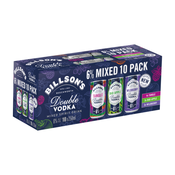 Double Vodka Mixed 10 Packs