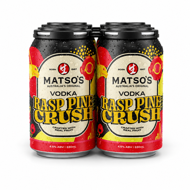 Vodka Rasp Pine Crush 4pk