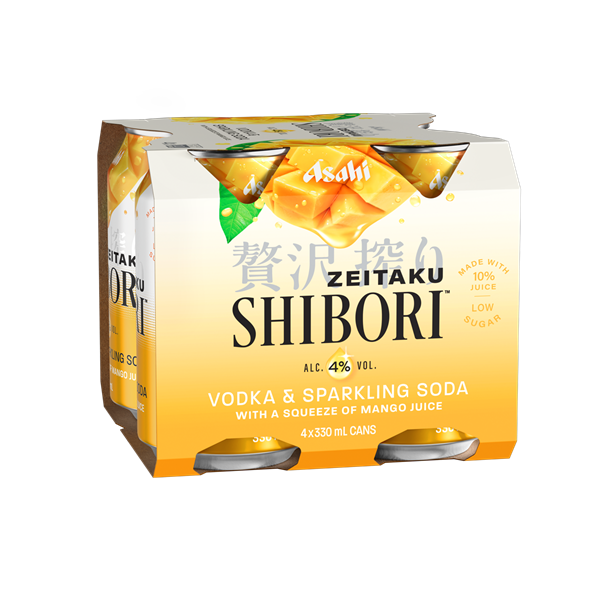 Zeitaku Shibori Mango & Soda 4pk