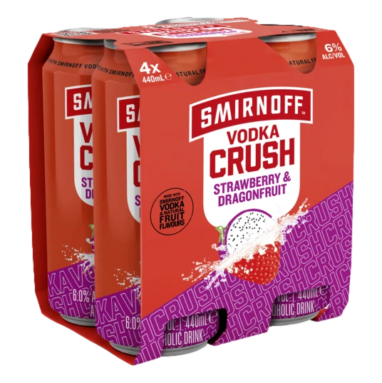 Crush Strawberry Dragonfruit 4 Pack