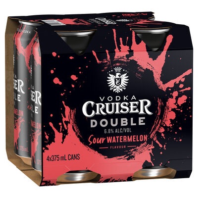 Double Sour Watermelon 6% 4pk