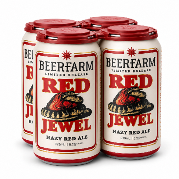Red Jewel Hazy Red Ale 4pk
