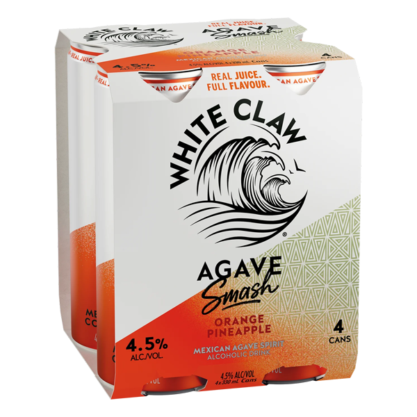 Agave Smash Orange Pineapple 4pk