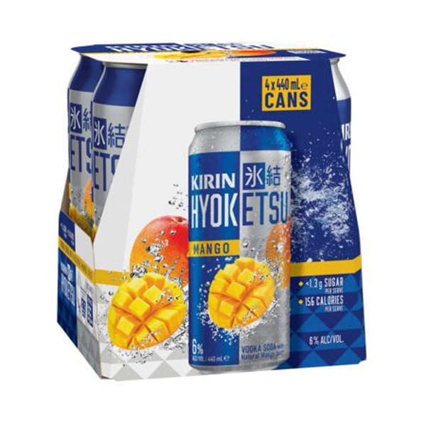 Hyoketsu Mango 440ml 4pk