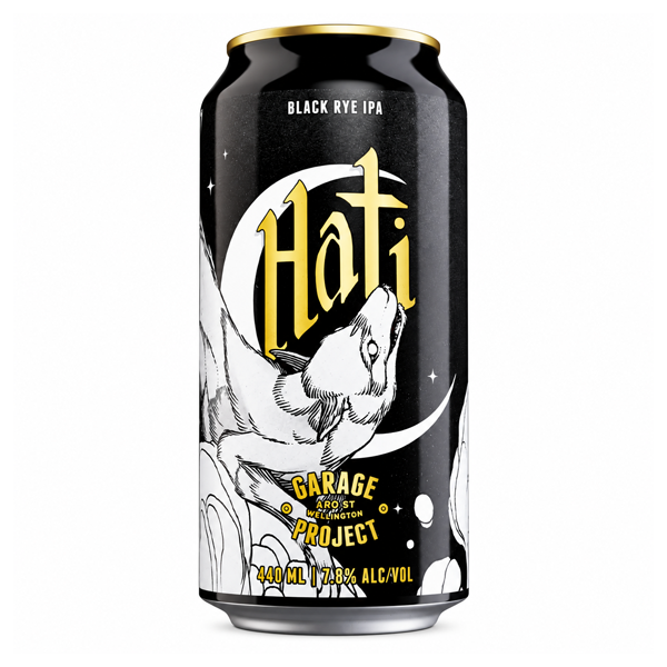 Hati Black Rye IPA 440ml