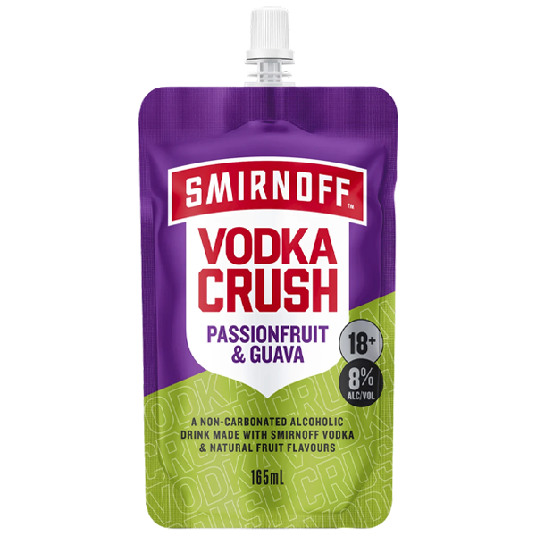 Crush Passionfruit Guava Pouch 165ml
